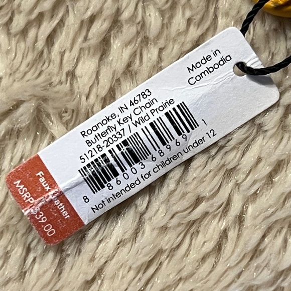 VERA BRADLEY Butterfly Key Chain - Picture 8 of 8